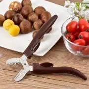 Stainless Steel Chestnut Walnut Pecan Hard Nut Cracker Opener Cutter Betel Tools
