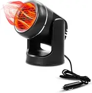 EMIHO Car Heater 24V Fit for Trucks Vans Forklifts not Cars, Fast Heating Air-Conditioning, Car Fan Heater, Cold and Warm Windshield Fog Remove for Winter Driving