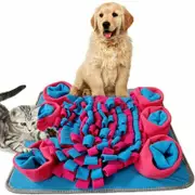 Pet Dog Snuffle Mat Nose Training Sniffing Pad Toy Feeding Cushion Game Blanket