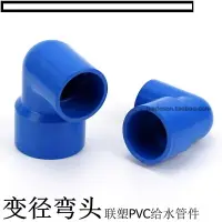 在飛比找樂天市場購物網優惠-【優選百貨】聯塑藍色PVC水管 PVC-U給水管件 UPVC