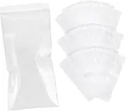 [TEHAUX] 100Pcs Clear Mobile Phone Sealing Bags Thickened Pe Transparent Dust Storage Pouches for Jewelry Masks Coins and Craft Supplies for Packing and Organizing