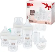 NUK Perfect Match Perfect Start Baby Bottles Set | 0-6+ Months | Adapts to Ba...