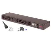 APC Rack PDU 12A/208V, 10A/230V, (8)C13 - Switched - 1U - Rack Mount