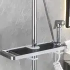 Shower Shelf Shampoo Soap Container Bath Hotel with Hanging Hook Shower Home No