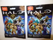 Mega construx Series 10 Translucent Camo Kat and Master Chief. Ultra rare.