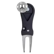 Peace Through Superior Firepower 2A Guns Golf Ball Marker Switchblade Divot Tool