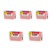 5PK Sweet First Aid Allergy to People Mints Candy 2 Blisters Rectangle 9x6cm