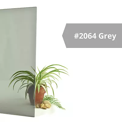 BuyPlastic 2064 Gray Transparent Colored Acrylic Sheet 3/16" x 24" x 36"