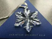 Swarovski 2014 Large Christmas Ornament/Snowflake, Complete & Perfect !!!