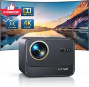 4K Portable Projector Netflix Official Dolby Audio 26000LM WiFi6 Bluetooth 1080P