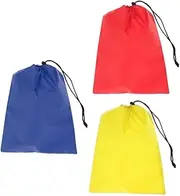 Generic 3pcs Storage Bag Drawstring Bag Convenient Waterproof Shoes Pouch Clothes Outdoor Decoration Hiking Stuff Sack