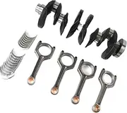 1set Engine Crankshaft & Connecting Rods & Con Rod & Crankshaft Main Bearing Set Compatible With 2/3/4/5 Series X1 X3 X4 Z4 N20B20A 2.0L