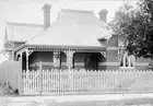 Bendigo, Victoria, 1900 A brick house, 'Weeroona', with a verandah an Old Photo