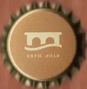 USA Plastic Lined Beer Crown Bottle Cap: Monocacy Brewing (shiny)