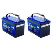 2x Adventure Kings 120Ah Lithium LiFePO4 Battery Prismatic Cells