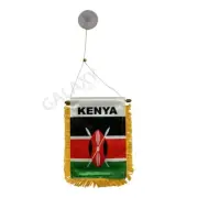 Kenya Flag Mini Banner / Double Sided Kenya Car Window Flag