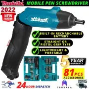 Electric Cordless Rechargeable Screwdriver Mini Makita Mobile Pen Type Tool Kit