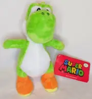 Green Yoshi Plush Plushie Stuffed 10" Super Mario 2018 Nintendo Official w/ Tag