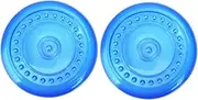 2pcs Pet Chewing Toys for Dogs Dog Toy Dog Training Toy Dog Fetch Toy Dog Training Prop Outdoor Playset Puppy Disc Toy Pet Fetch Toy Mini Toys Biting Training Toy Blue