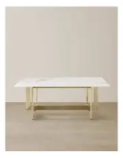 [Koala Living] Dianne Sintered Coffee Table in White