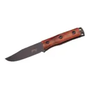 HERBERTZ SELECTION BELT KNIFE / COCOBOLO WOOD FULL TANG BLACK **LEATHER SHEATH