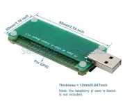 USB-A Addon Board V1.1 RPi0 Adapter USB Connector For Raspberry Pi Zero W Zero F