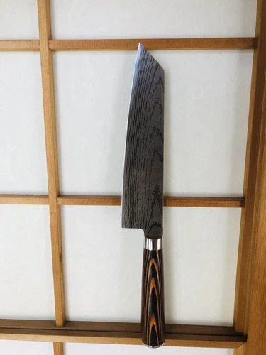 Damascus Steel Japanese Kiritsuke Knife 190mm Japanese Chef's Knife_4