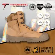 Mongrel Mens Zipsider Safety Work Boots (561050) UK/AU5-13 RRP249.95