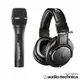 audio-technica AT2005USB心型指向性動圈式USB/XLR麥克風+ATHM20x專業型監聽耳機