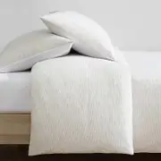 Calvin Klein Modern Ikat Yarn Dyed Cotton 3 Piece Comforter Set, King