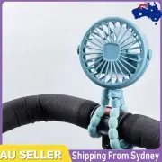Desk Fan with Night Light Small Hand Fan for Stroller Car Seat Treadmill Camping