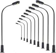 10pcs Model Railway Train Lamp Post 3.6cm Street Light Bright Cool White N Z Scale LEDs New LQS05