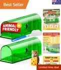Humane Mouse Traps - No Kill Green Indoor & Outdoor Catch and Release - 2 Pack