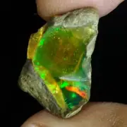Multi Fire Ethiopian 08.70 "Play-Of-Color" Fire Opal Raw/Rough Specimen Gemstone