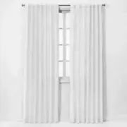 1pc Light Filtering 100% Linen Window Curtain Panel - Threshold™ 54x95 in