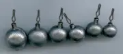 50 of 5/16 oz lead round drop shot weights ( BALL STYLE )