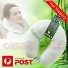 U Shaped Neck Pillow Flight Support Cushion BAMBOO MEMORY FOAM TRAVEL PILLOW