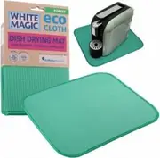 White Magic Eco Cloth Dish Drying Mat Forest