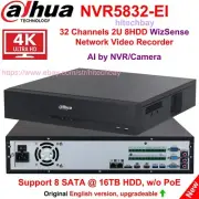 Dahua 4K 32MP 32ch NVR5832-EI 32 Channels 8HDD WizSense Network Video Recorder