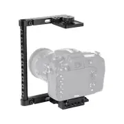 Camera Cage Rig Basic Stabilizer w/ Manfrotto QR Baseplate & 1/4" Mounting Stud