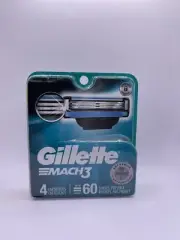 Gillette Mach3 Men's Razor Blade Cartridges - 4 Ct