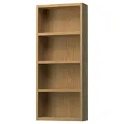 HAGAÅN wall open cabinet, oak effect, 40x15x95 cm