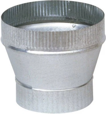 HVAC Duct Pipe Galvanized Taper Increaser, 24-Guage, 4 x 5-In. GV1419