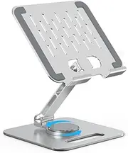 Tablet Stand Holder for Desk, SAFEMORE Adjustable Phone Holder Riser Compatible with iPad Pro 9.7, 10.5, iPad air Mini 4 3, Samsung Galaxy Tab, Kindle e-Reader 4.7" - 12.9"