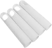 ETHZZLE 4pcs Lightweight Replacement Broom Handle Grip Plastic Dustpan Pole Handle for Easy Cleaning Home Office Mall User Friendly Mop Accessories