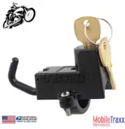 7/8" Motorcycle Helmet Lock Anti-theft Universal Fit