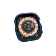 Silicone Candy Protective Case for Apple Watch S8 Ultra-DarkBlue