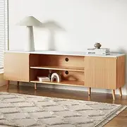 Artiss TV Cabinet Entertainment Unit Stand Storage Cabinet Shelf 180cm Pine