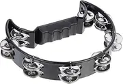 Totority Handheld Tambourine Durable Funny Percussion for Adults Professional Musical Instrument for Parties Ktv and Entertainment with Crisp Sound