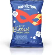 J.C.'S QUALITY FOODS Pop Fiction Butter Popcorn, 100 G
